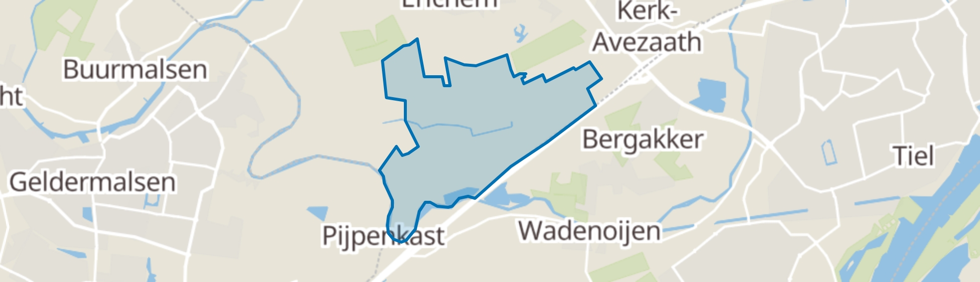 Kapel-Avezaath (Gem. Buren) map