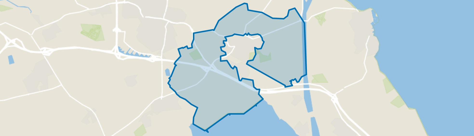 Verspreide huizen Kapelle, Kapelle map