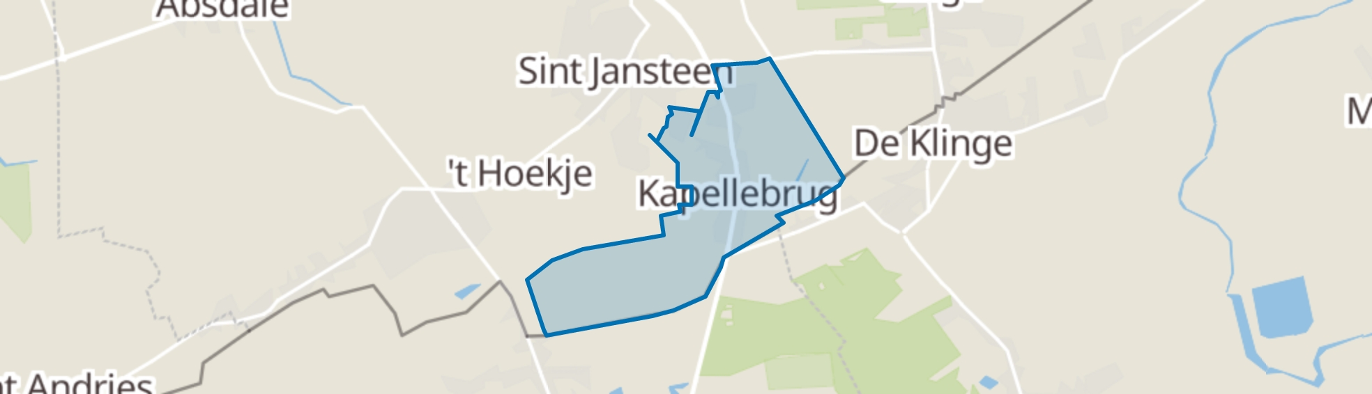 Kapellebrug map