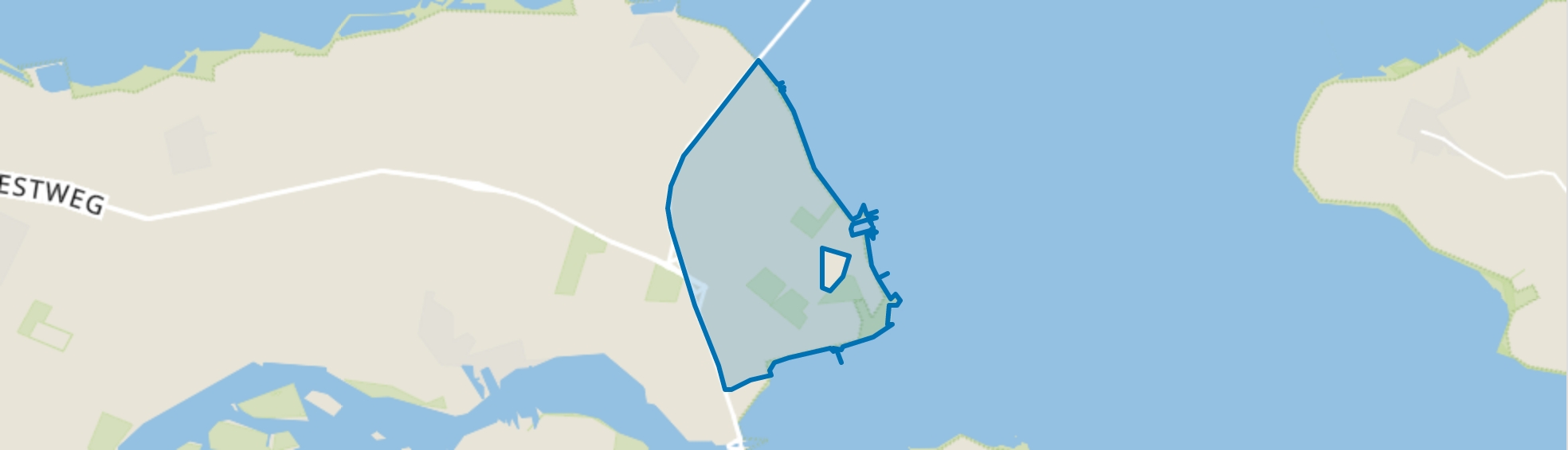 Verspreide huizen Kats, Kats map