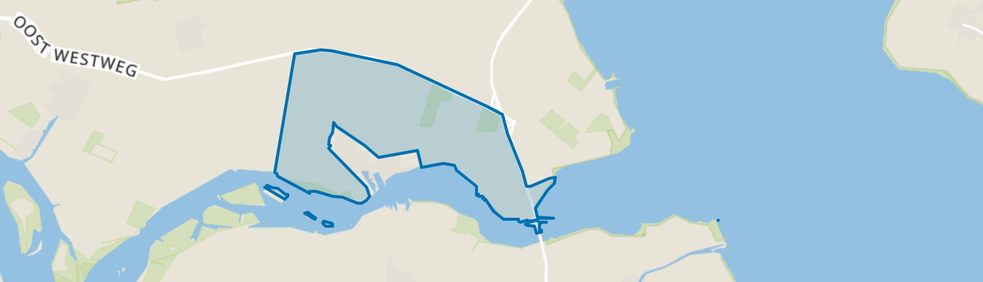 Verspreide huizen Kortgene, Kats map