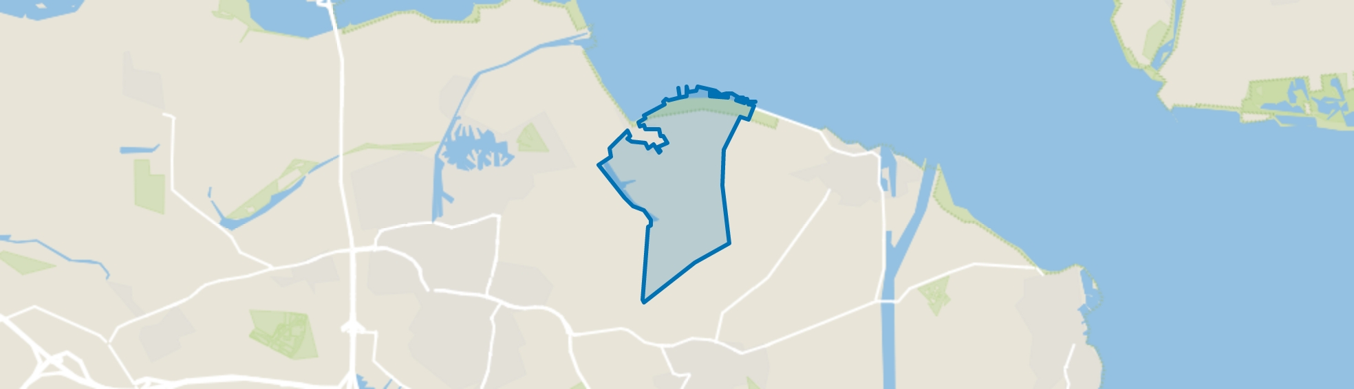 Verspreide huizen Kattendijke, Kattendijke map