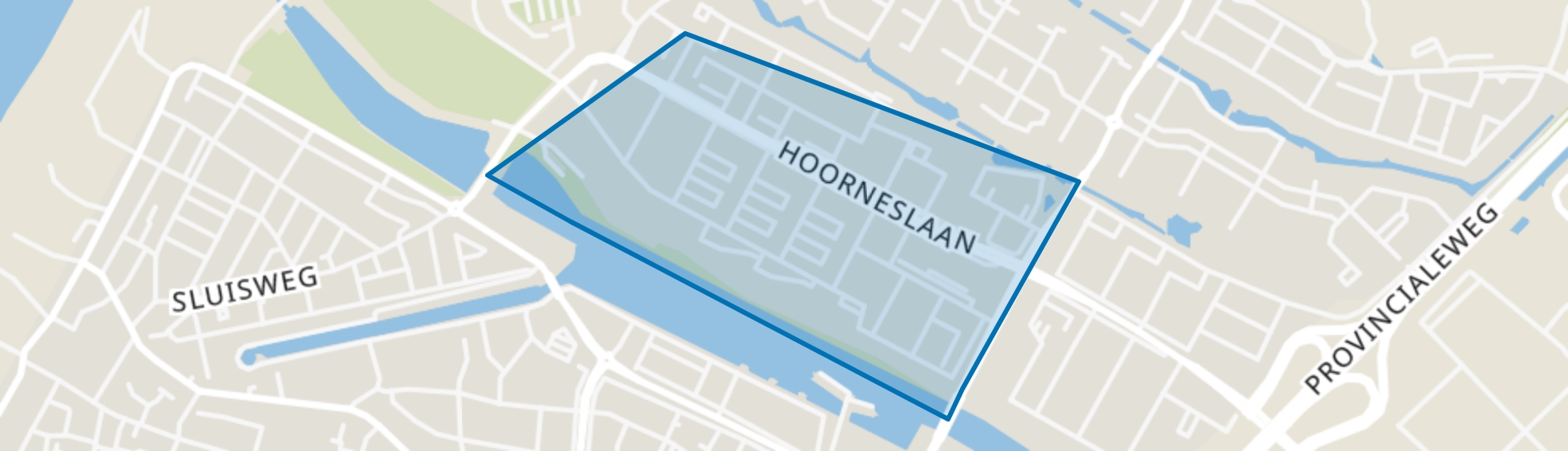 Hoornes-West, Katwijk (ZH) map