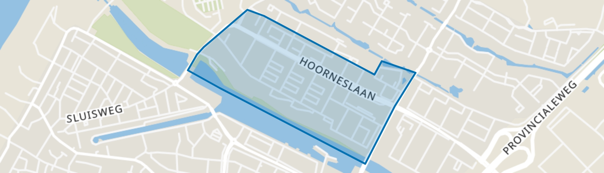 Hoornes-West, Katwijk (ZH) map