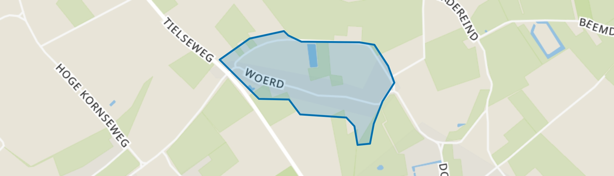 De Woerd, Kerk-Avezaath (Gem. Buren) map