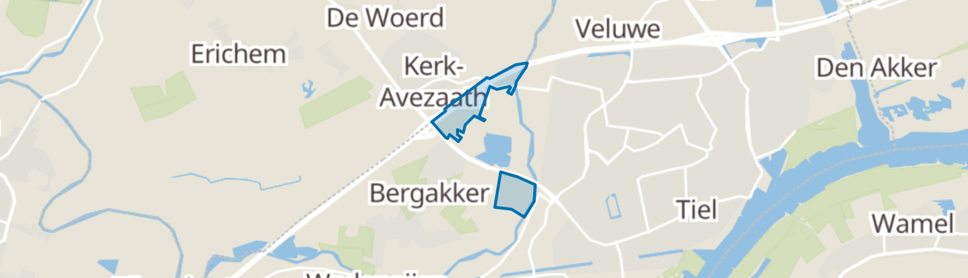 Kerk Avezaath (Gem. Tiel) map