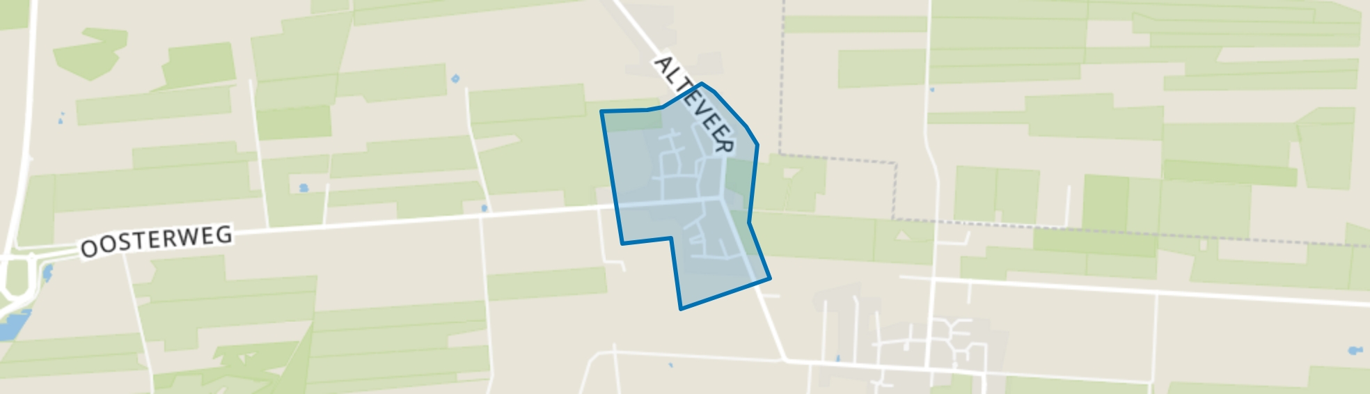 Alteveer, Kerkenveld map