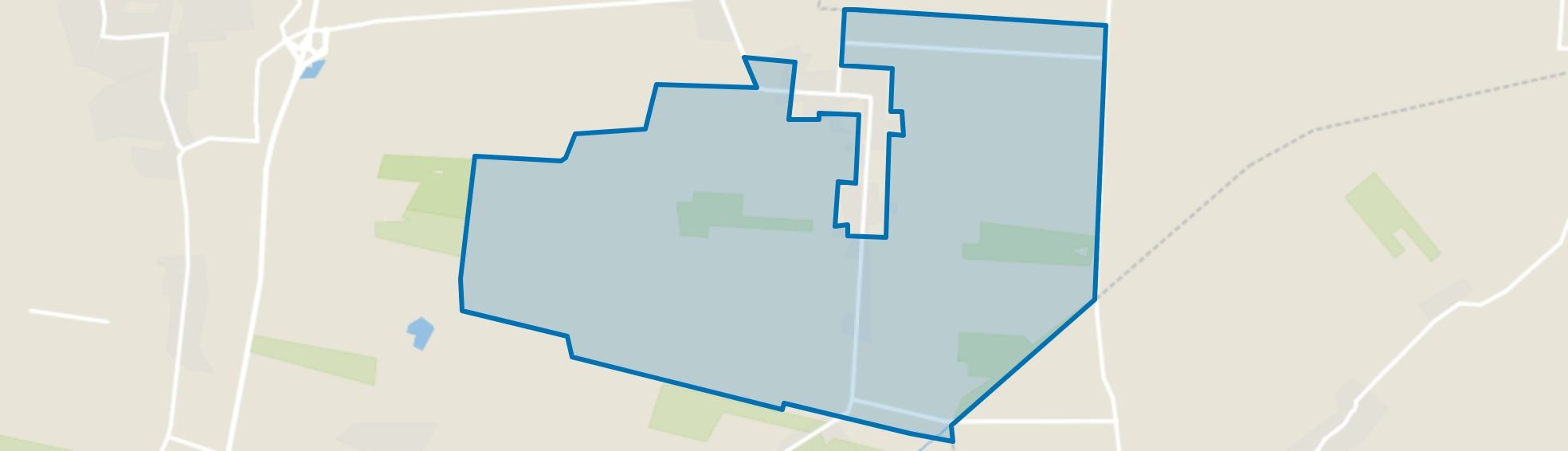 Verspreide huizen Kerkenveld, Kerkenveld map