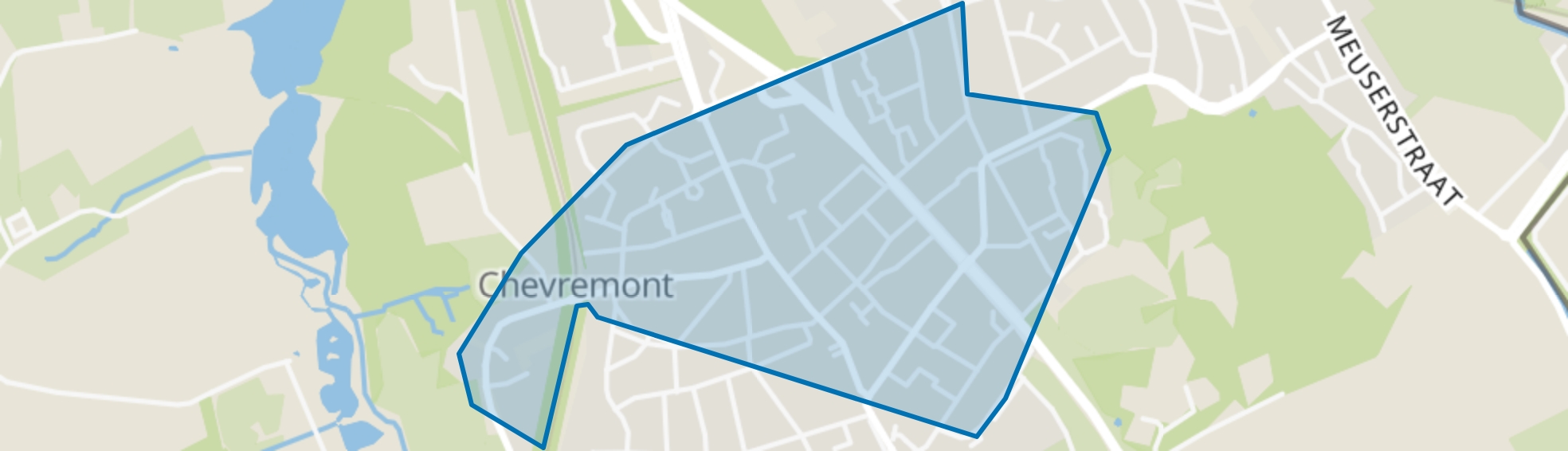 Chevremont, Kerkrade map
