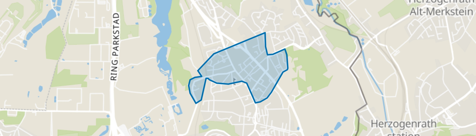 Chevremont, Kerkrade map