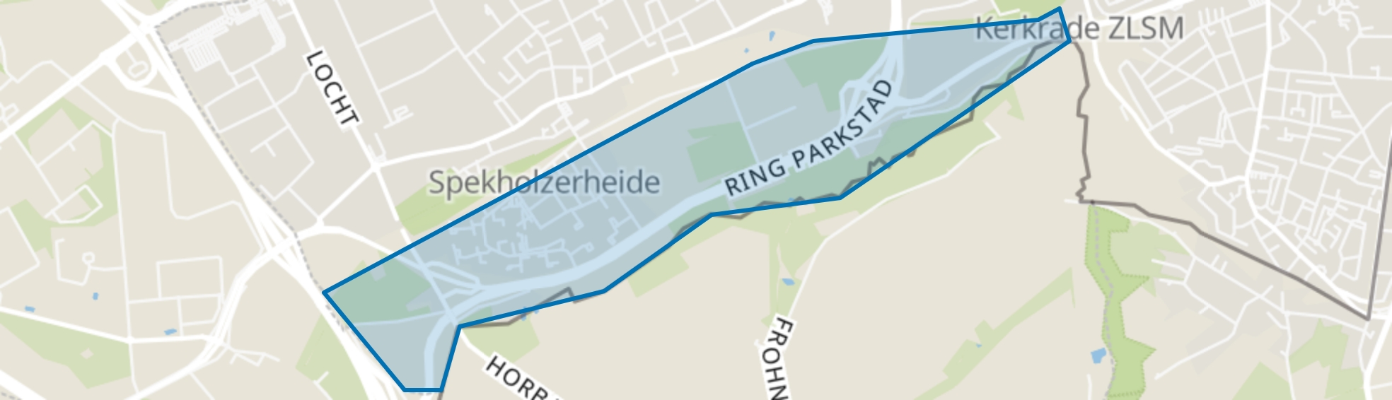 Gracht, Kerkrade map