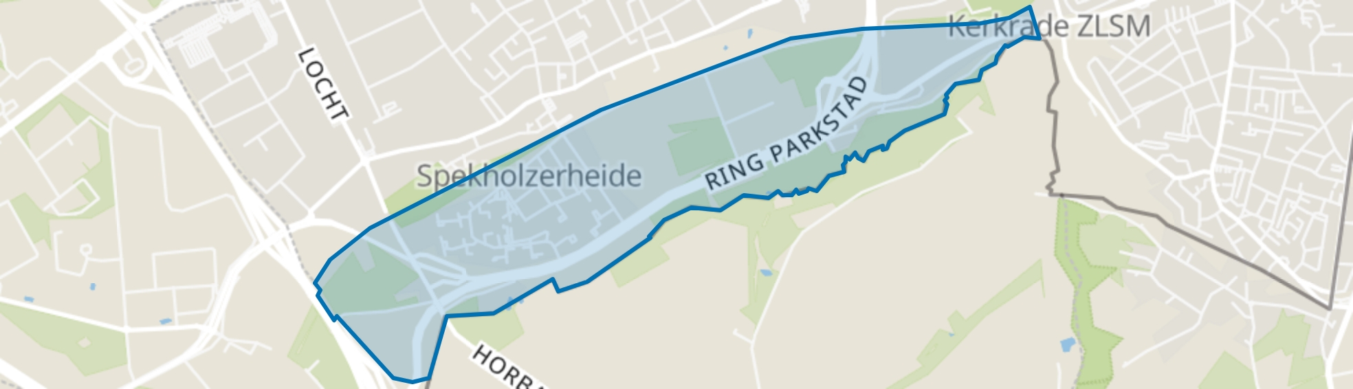 Gracht, Kerkrade map