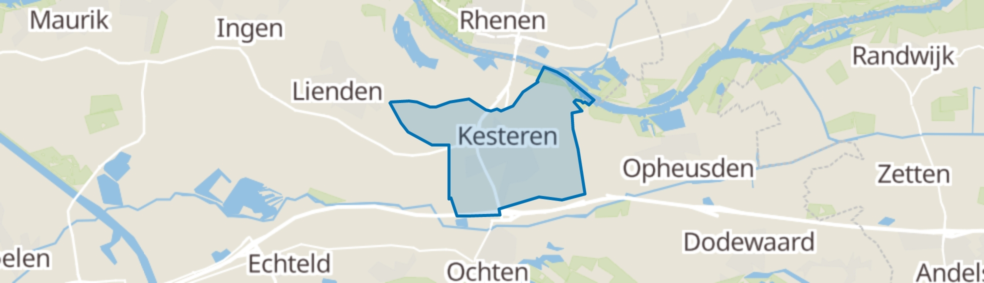 Kesteren map