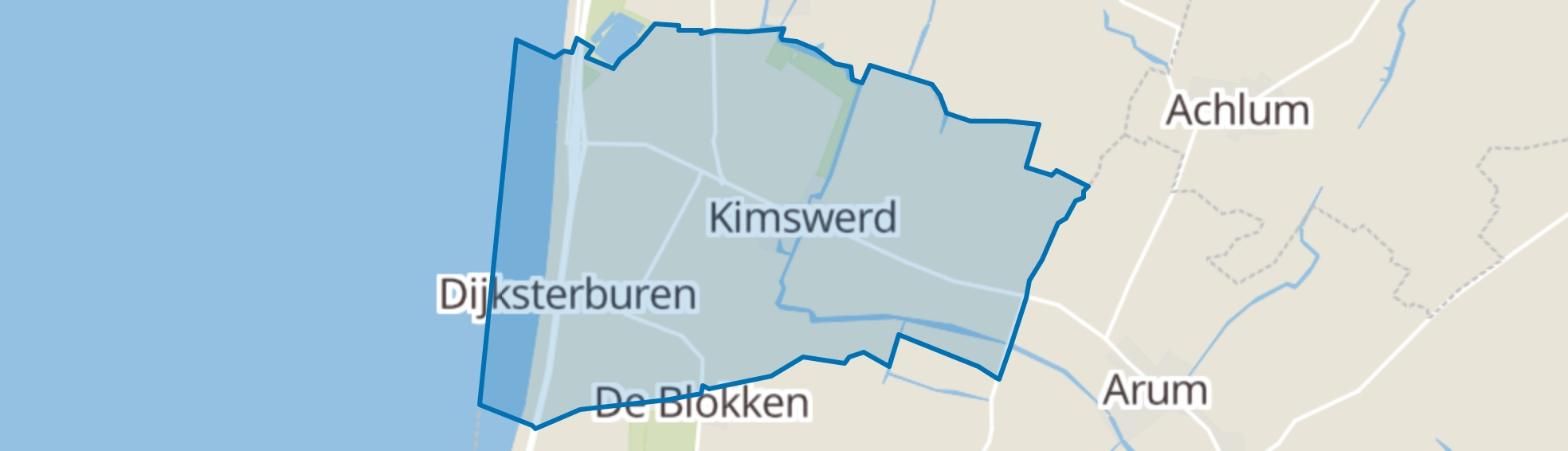 Kimswerd map