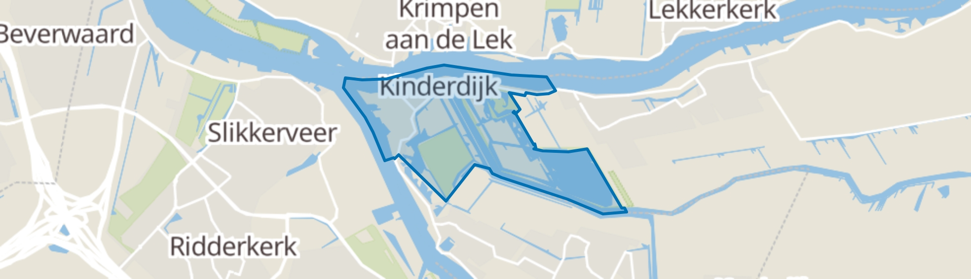 Kinderdijk map