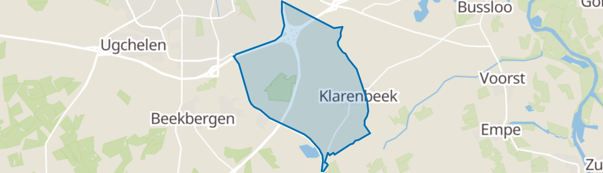 Klarenbeek (Gem. Apeldoorn) map