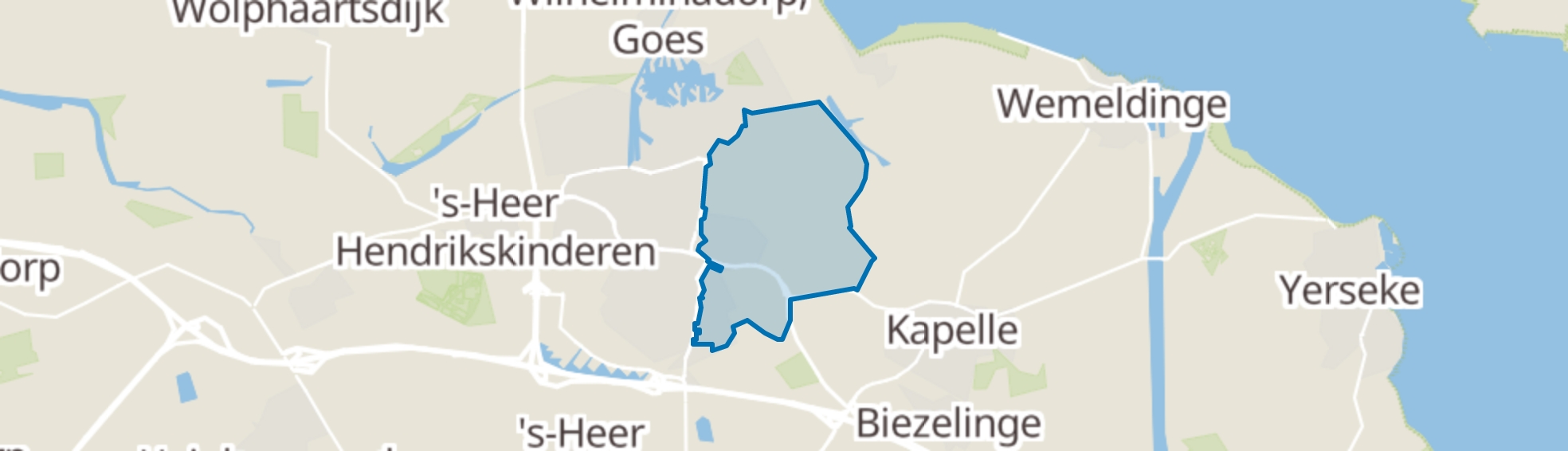 Kloetinge (Gem. Goes) map