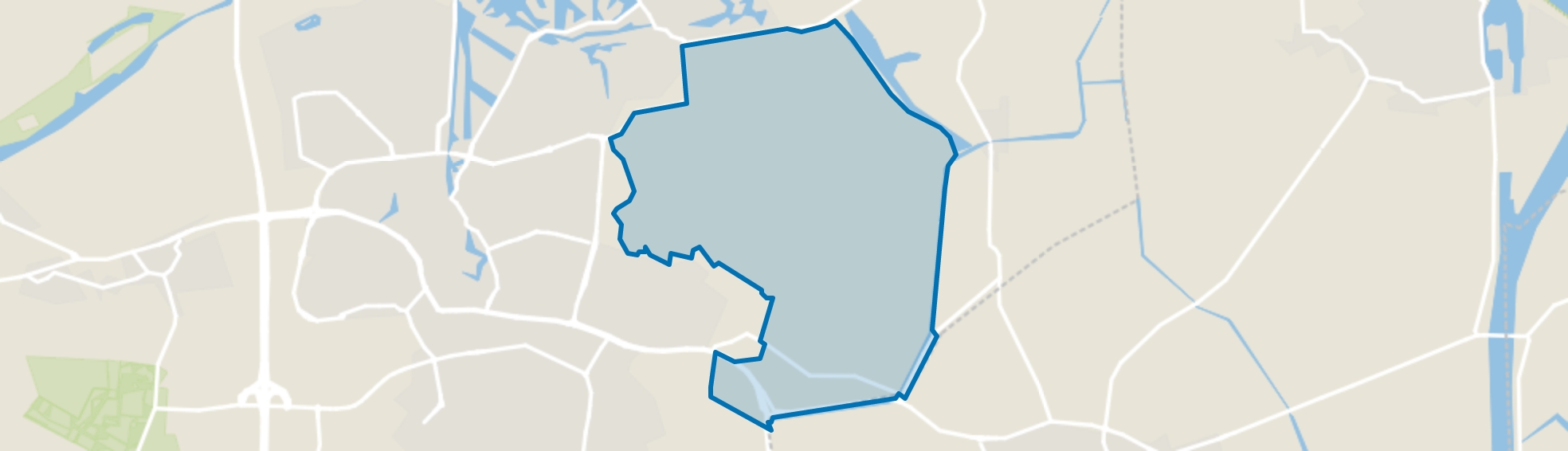 Verspreide huizen in het Oosten, Kloetinge (Gem. Goes) map