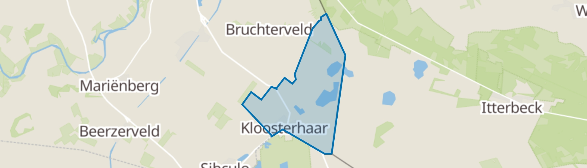 Kloosterhaar (Gem. Hardenberg) map