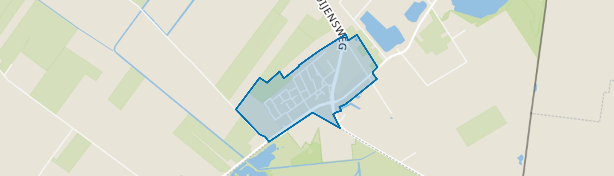 Kloosterhaar Kern, Kloosterhaar (Gem. Hardenberg) map