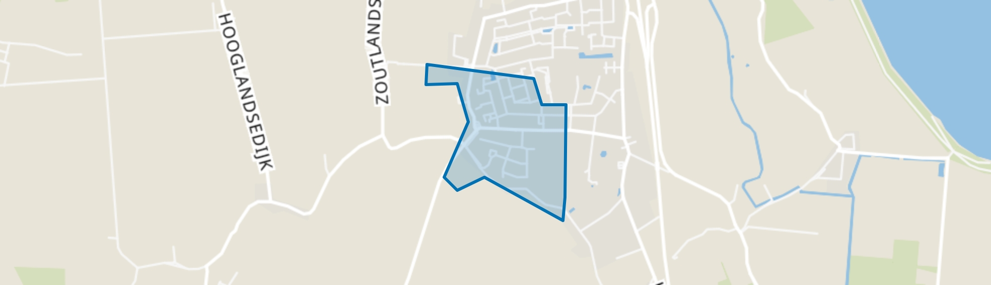 Zandewijk, Kloosterzande map