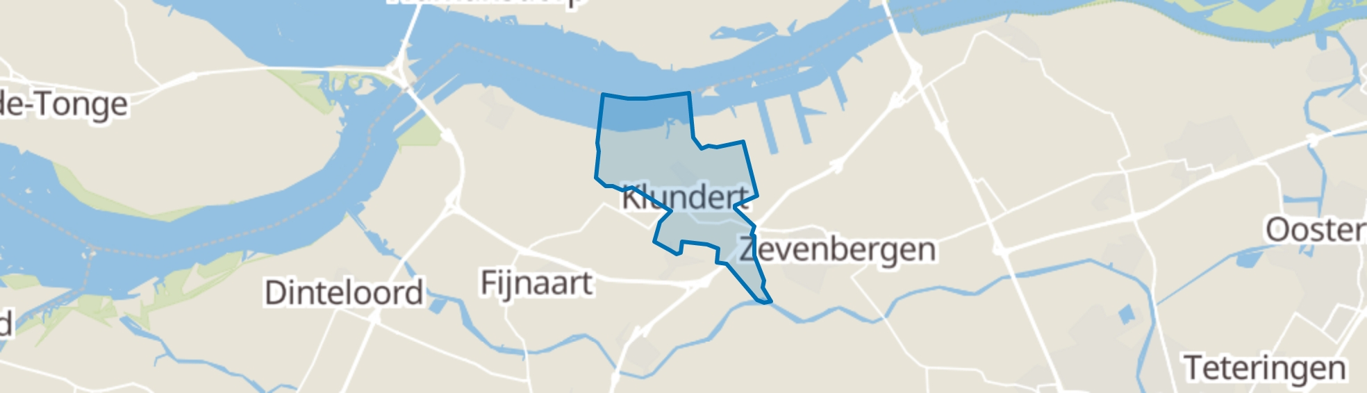 Klundert map