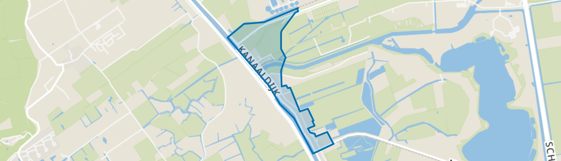 Koedijk, Koedijk (Gem. Dijk en Waard) map