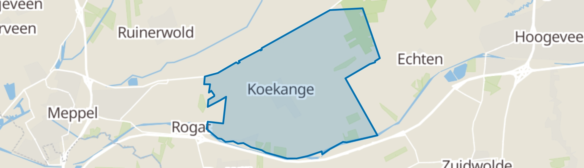 Koekange map