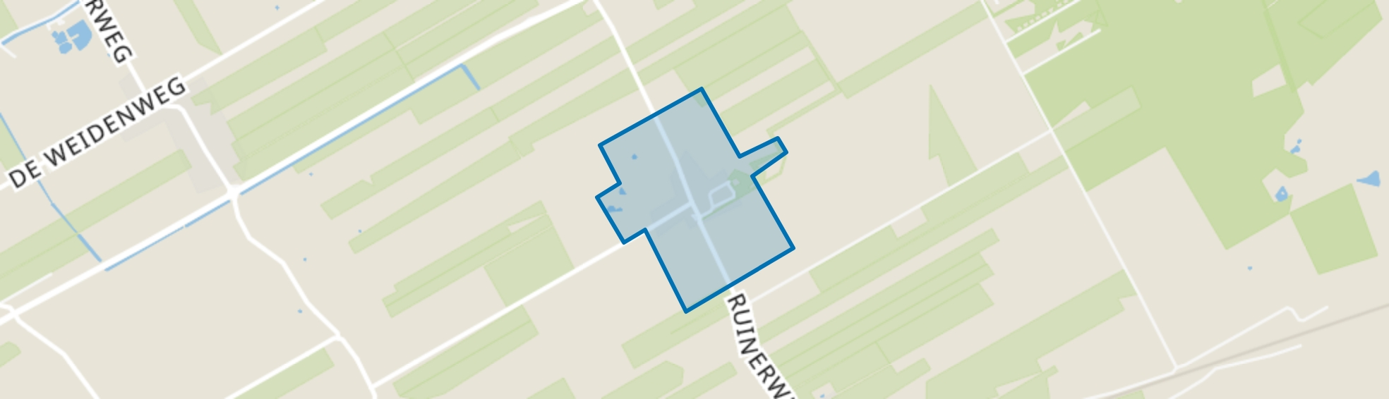 Koekangerveld, Koekange map