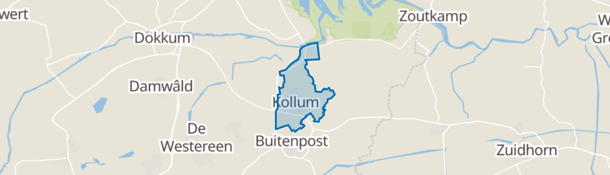 Kollum map