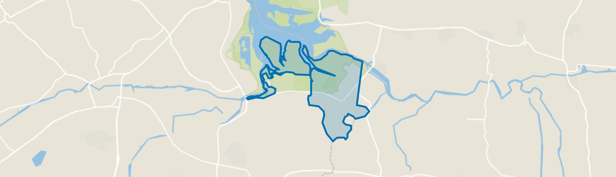 Verspreide huizen Munnekezijl, Kollum map