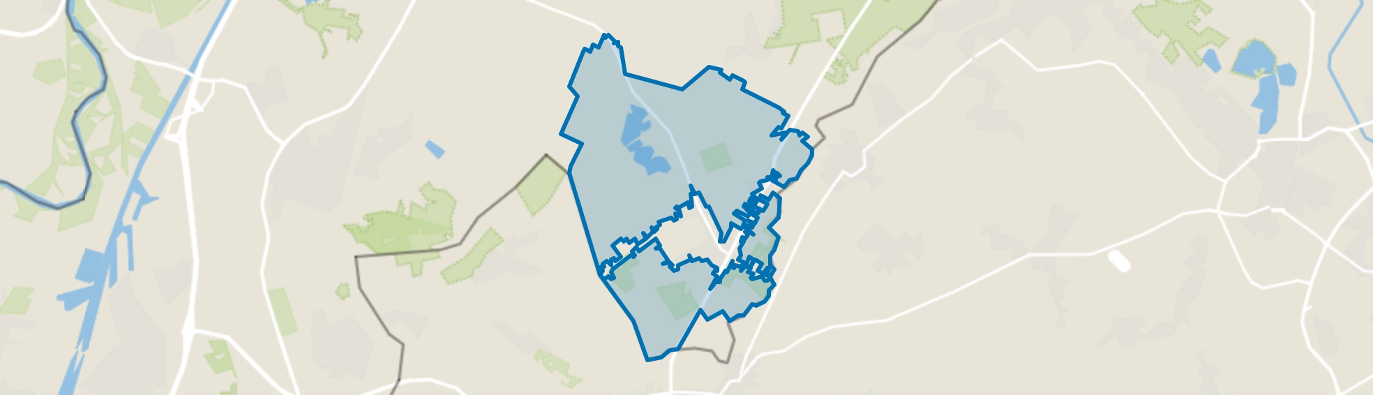 Lackerbosch, Koningsbosch map