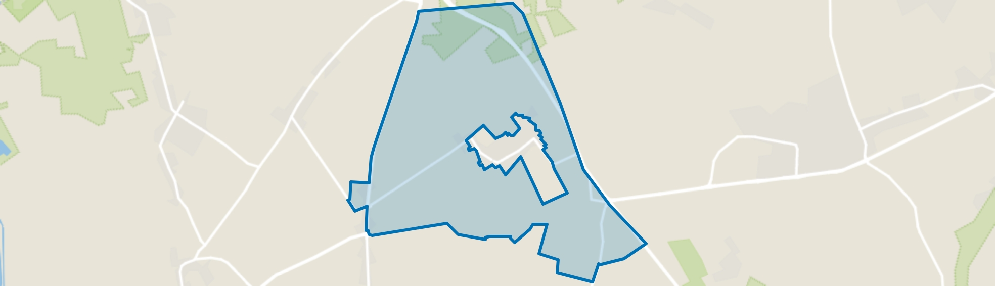 Buitengebied Brentjes-Zandstraat, Koningslust map