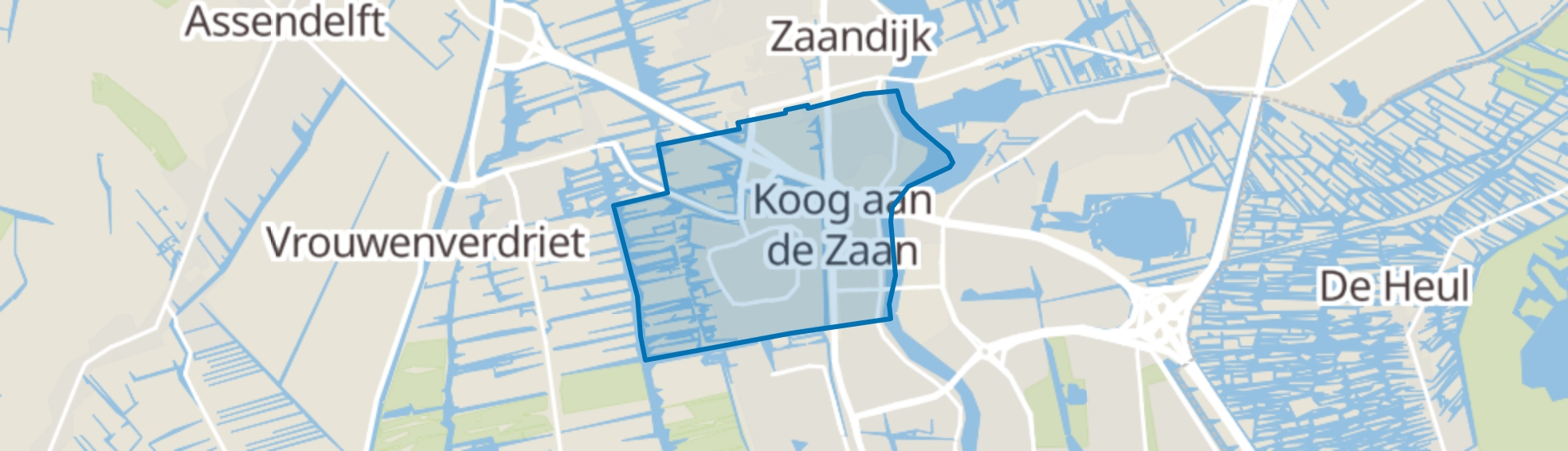 Koog aan de Zaan map