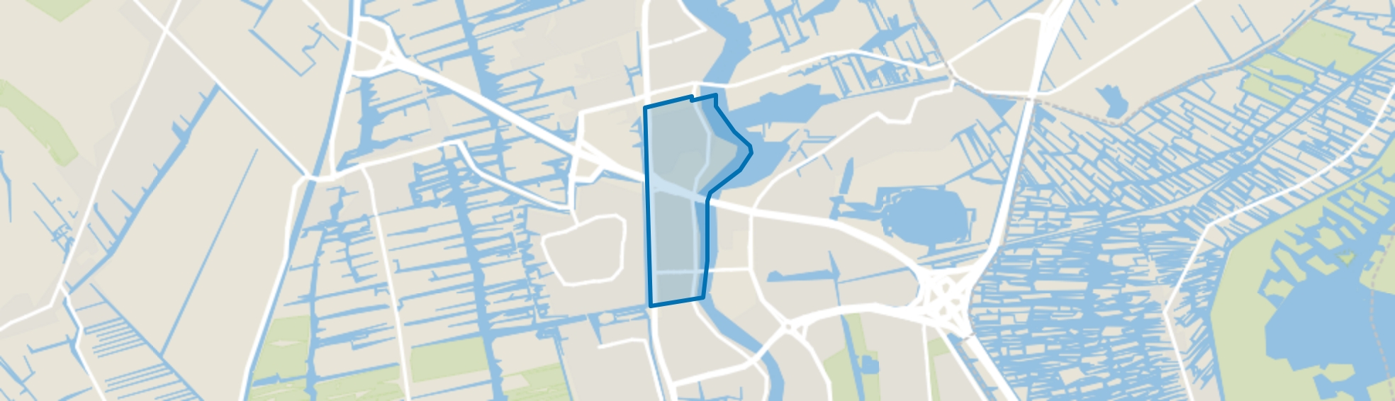 Oud Koog, Koog aan de Zaan map