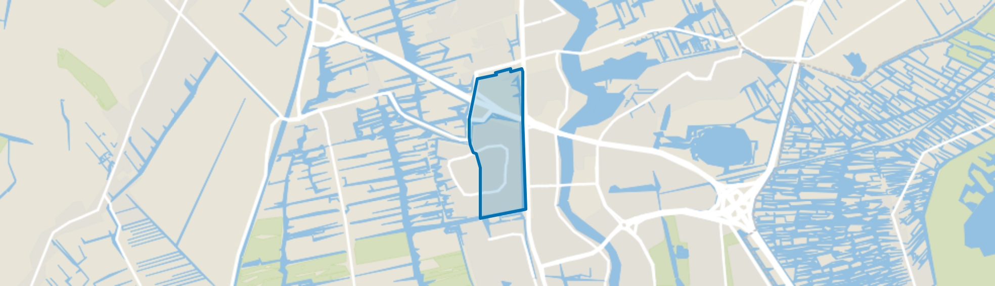 Westerkoog Oost, Koog aan de Zaan map