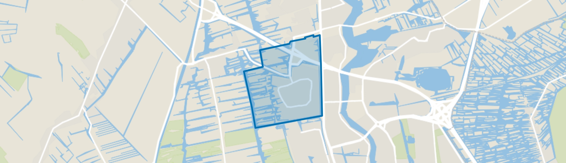 Westerkoog, Koog aan de Zaan map