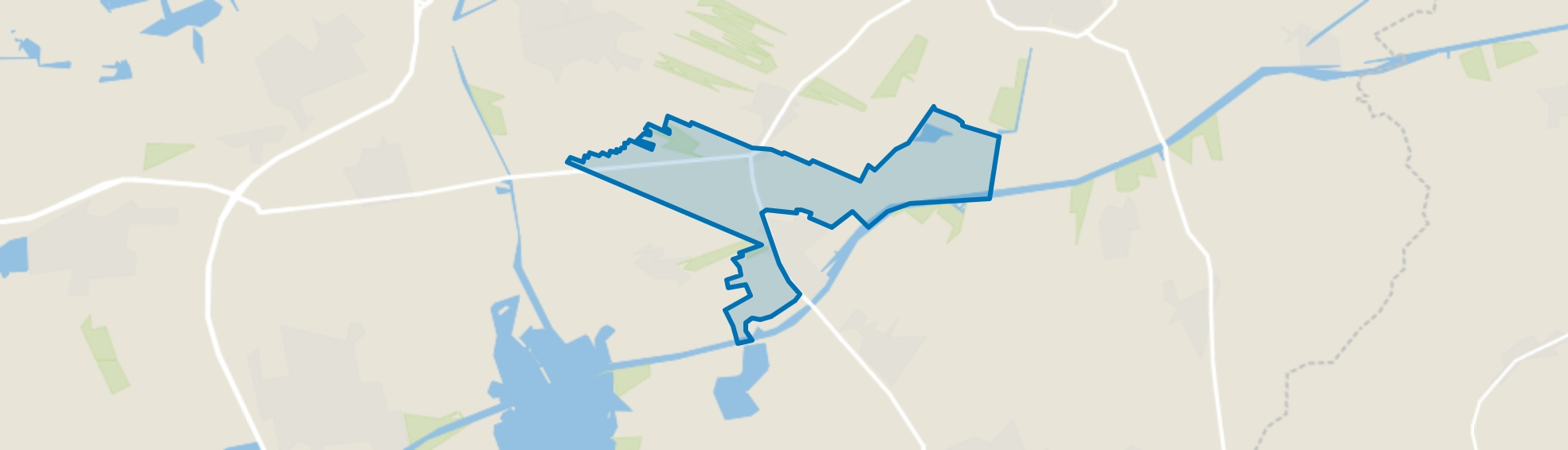 Verspreide huizen Kootstertille, Kootstertille map