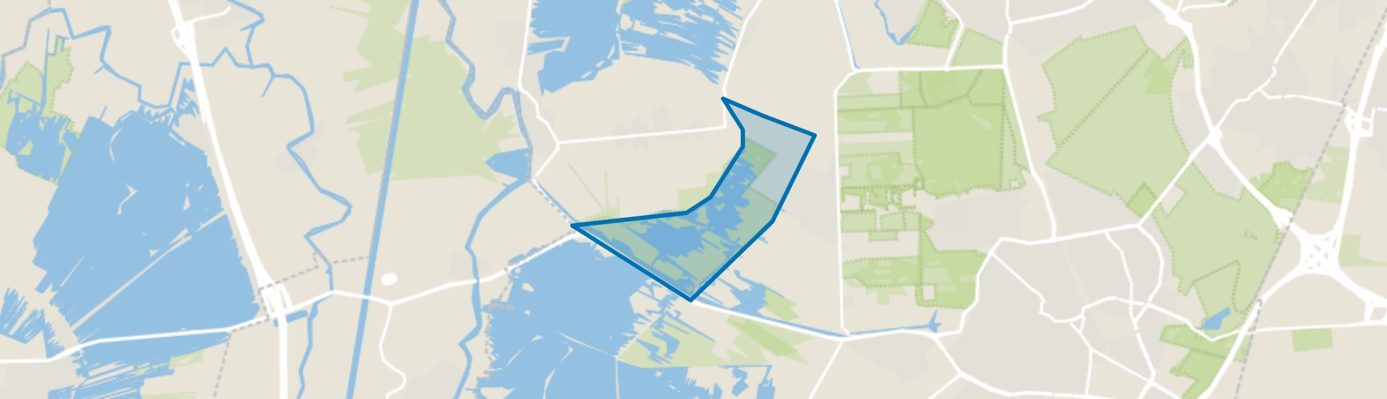Oud-Kortenhoef, Kortenhoef map