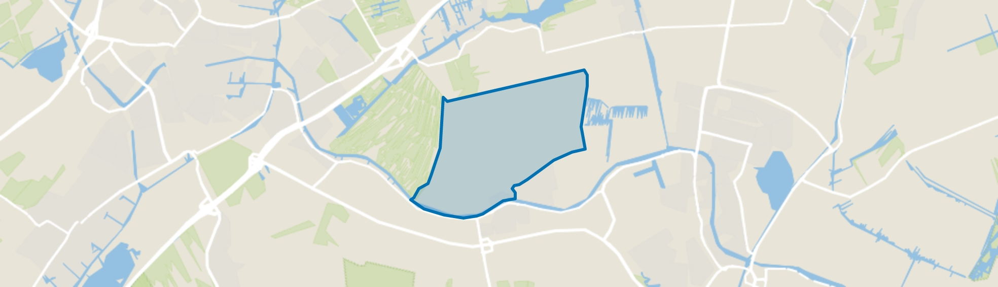 Buitengebied Koudekerk aan den Rijn, Koudekerk aan den Rijn map