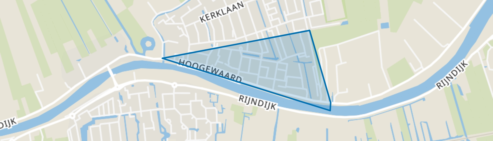 Koudekerk aan den Rijn-Zuid, Koudekerk aan den Rijn map