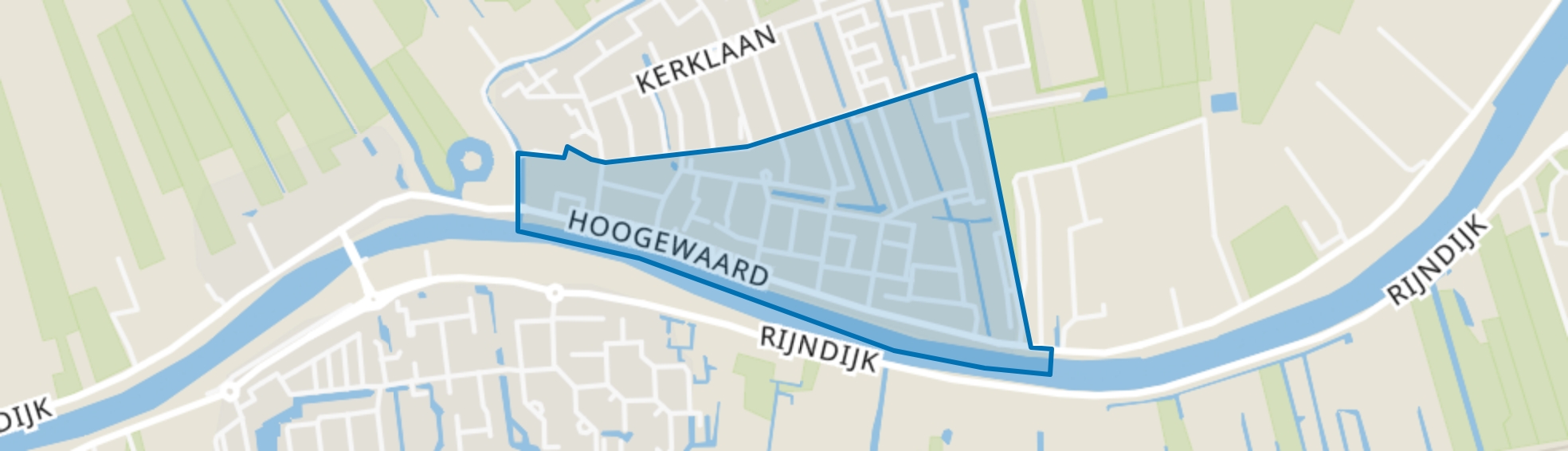 Koudekerk aan den Rijn-Zuid, Koudekerk aan den Rijn map