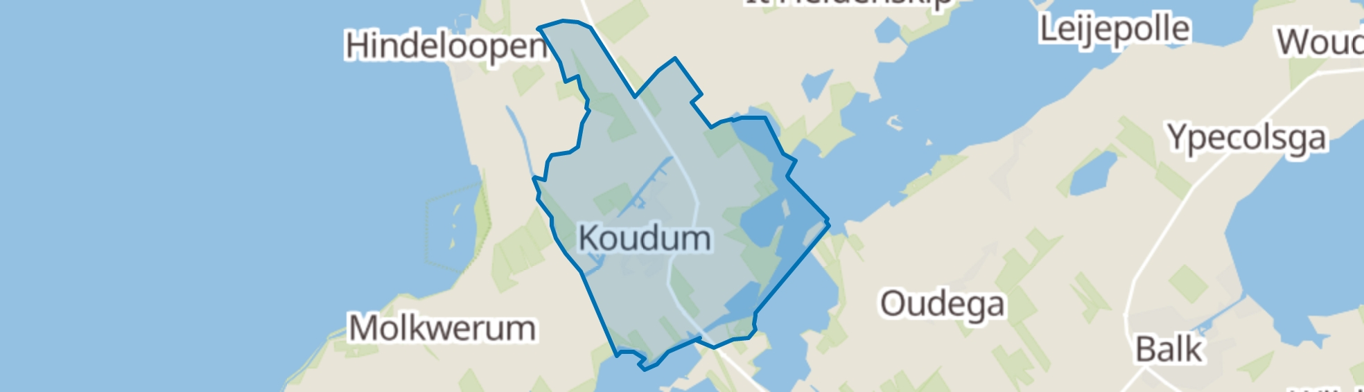 Koudum map