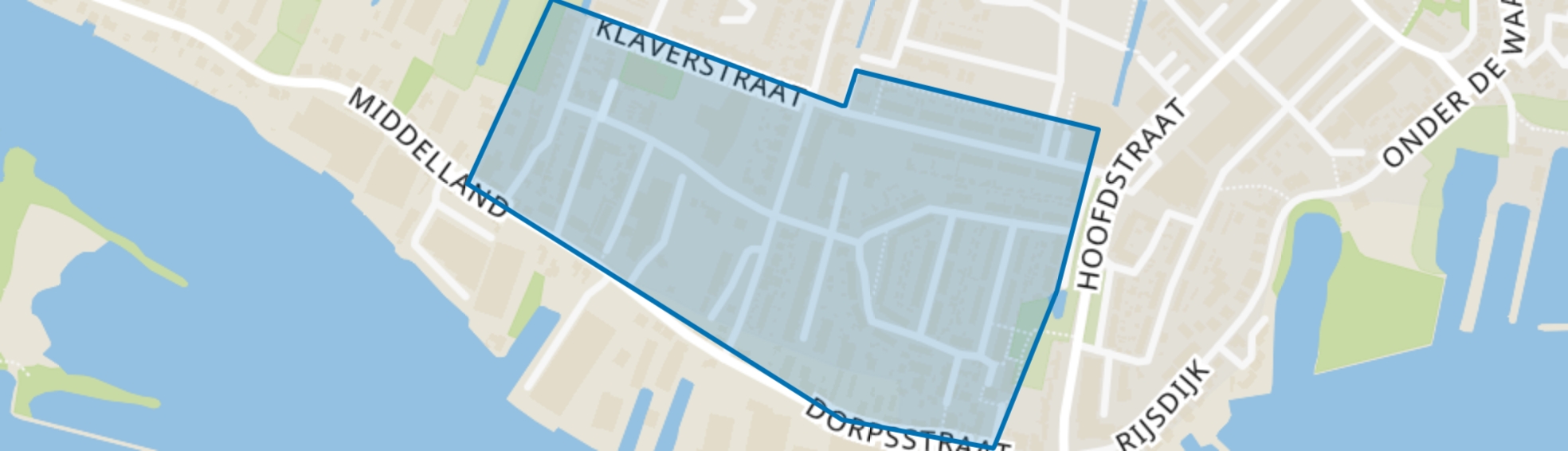 Beroepenbuurt, Krimpen aan de Lek map