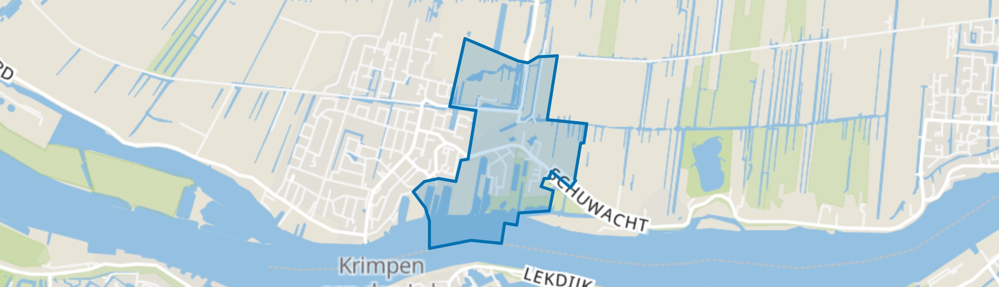 Krimpen-Oost, Krimpen aan de Lek map