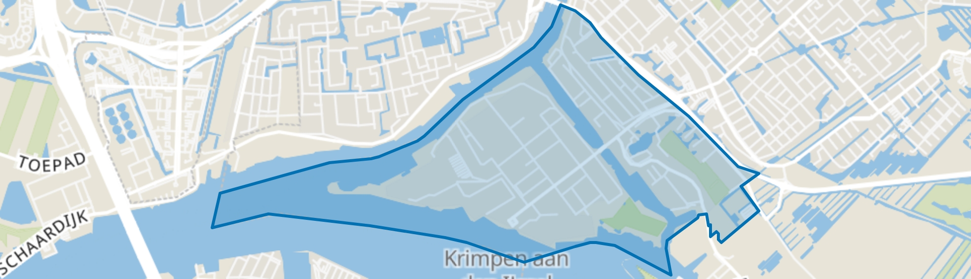 Oud Krimpen, Krimpen aan den IJssel map