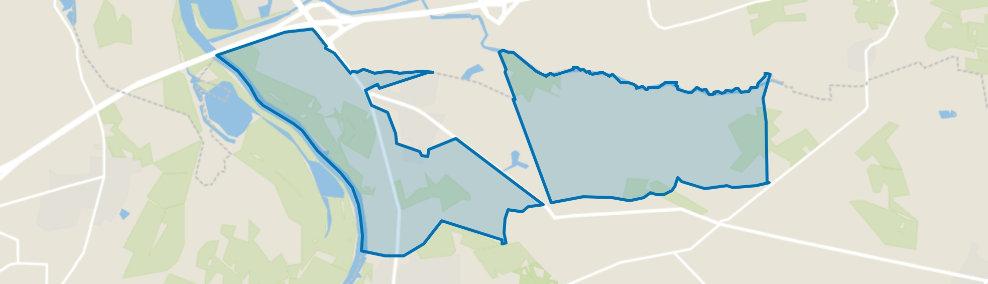 Verspreide huizen Epse, Kring van Dorth map