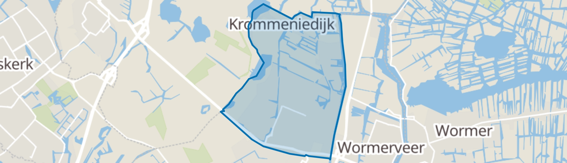 Krommenie map