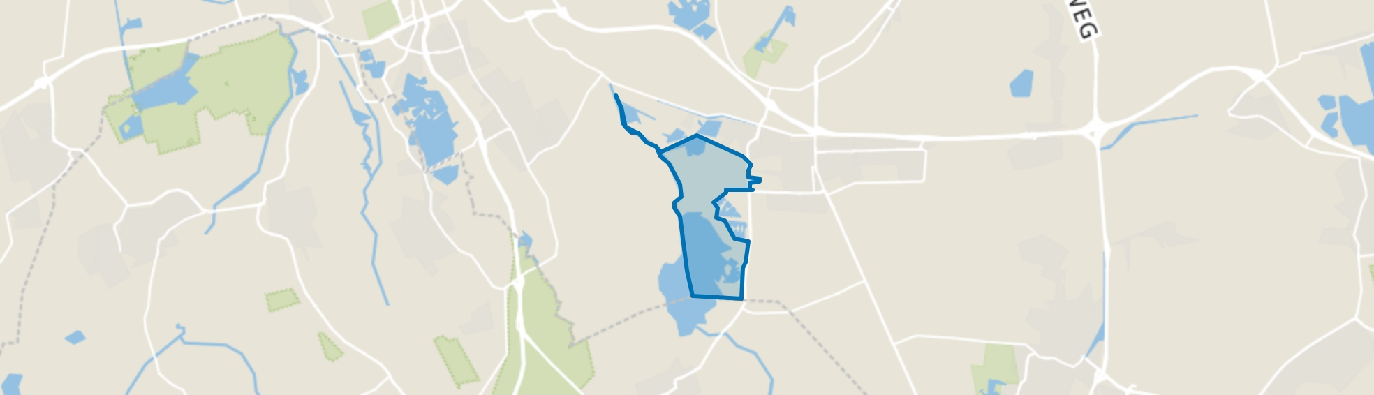 Kropswolde Recreatiegebied, Kropswolde map