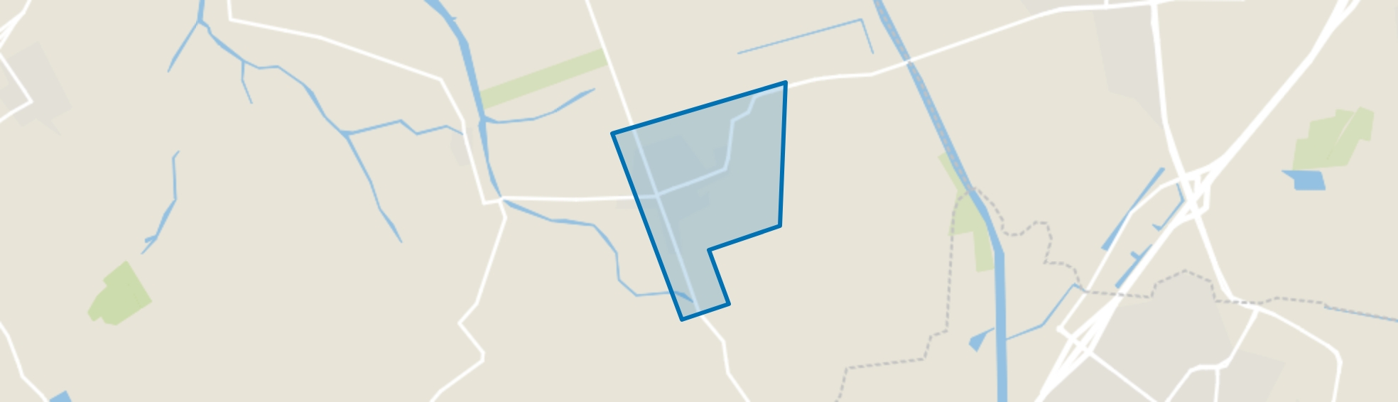 Kruisland, Kruisland map